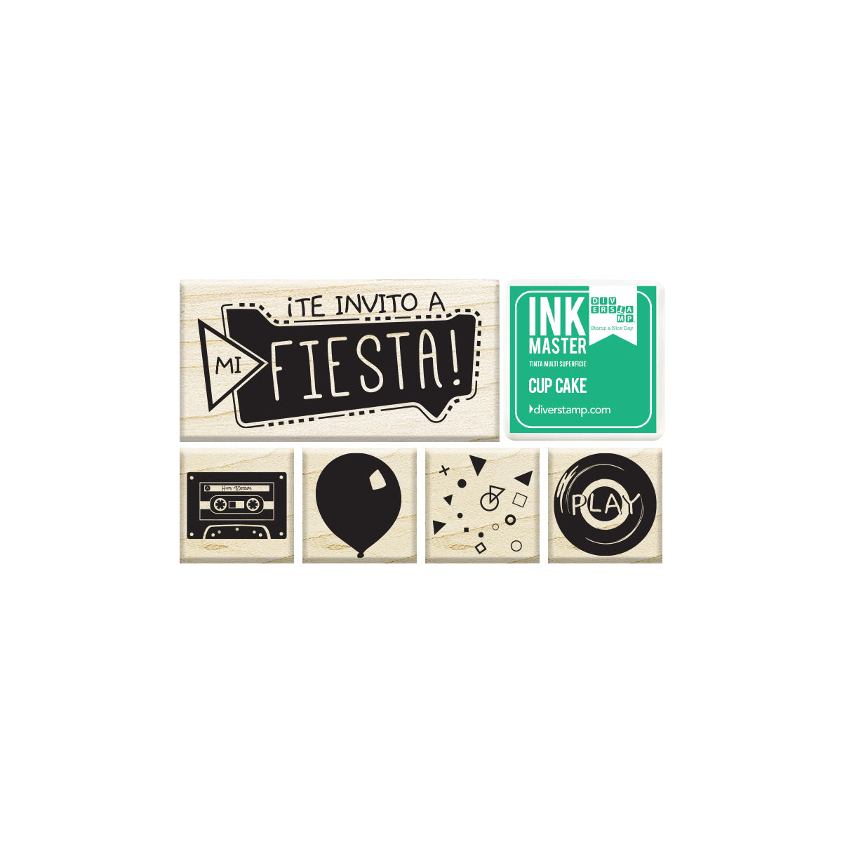 SET DE SELLOS FIESTA RETRO