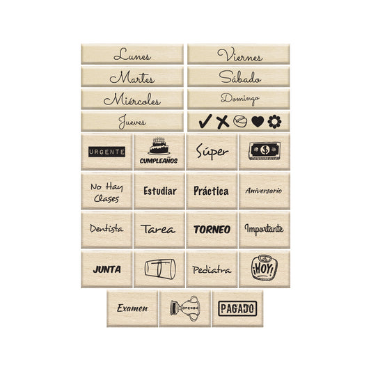 SET DE SELLOS AGENDA