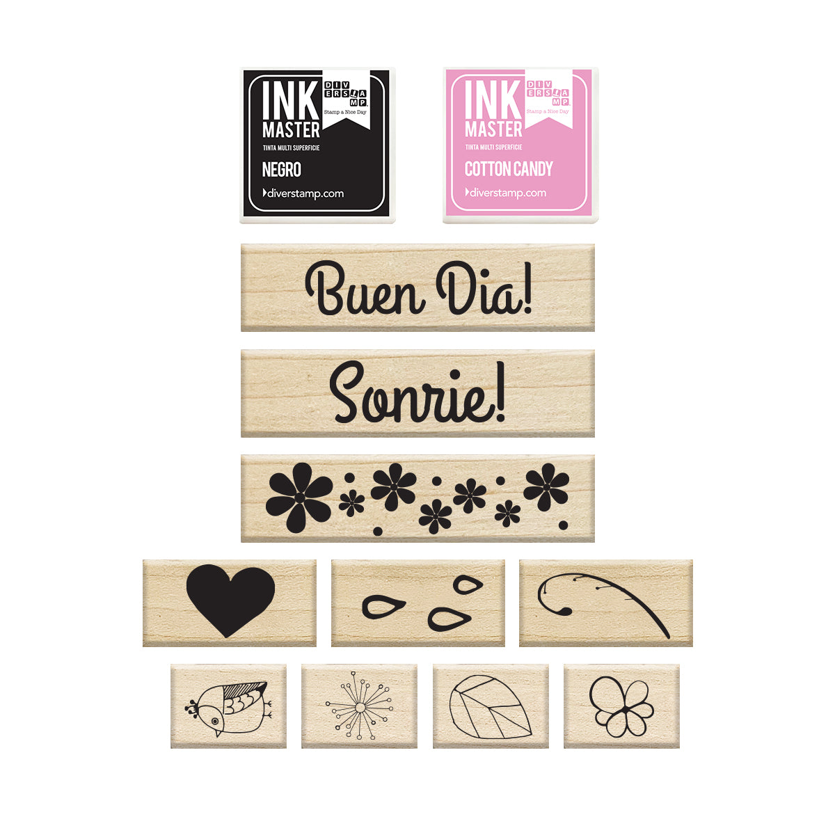 SET DE SELLOS BUENOS DÍAS