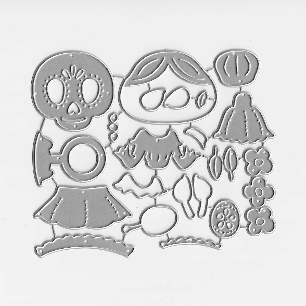 SUAJE HALLOWEEN CALAVERA MARACAS