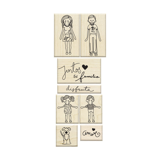SET DE SELLOS FAMILIA