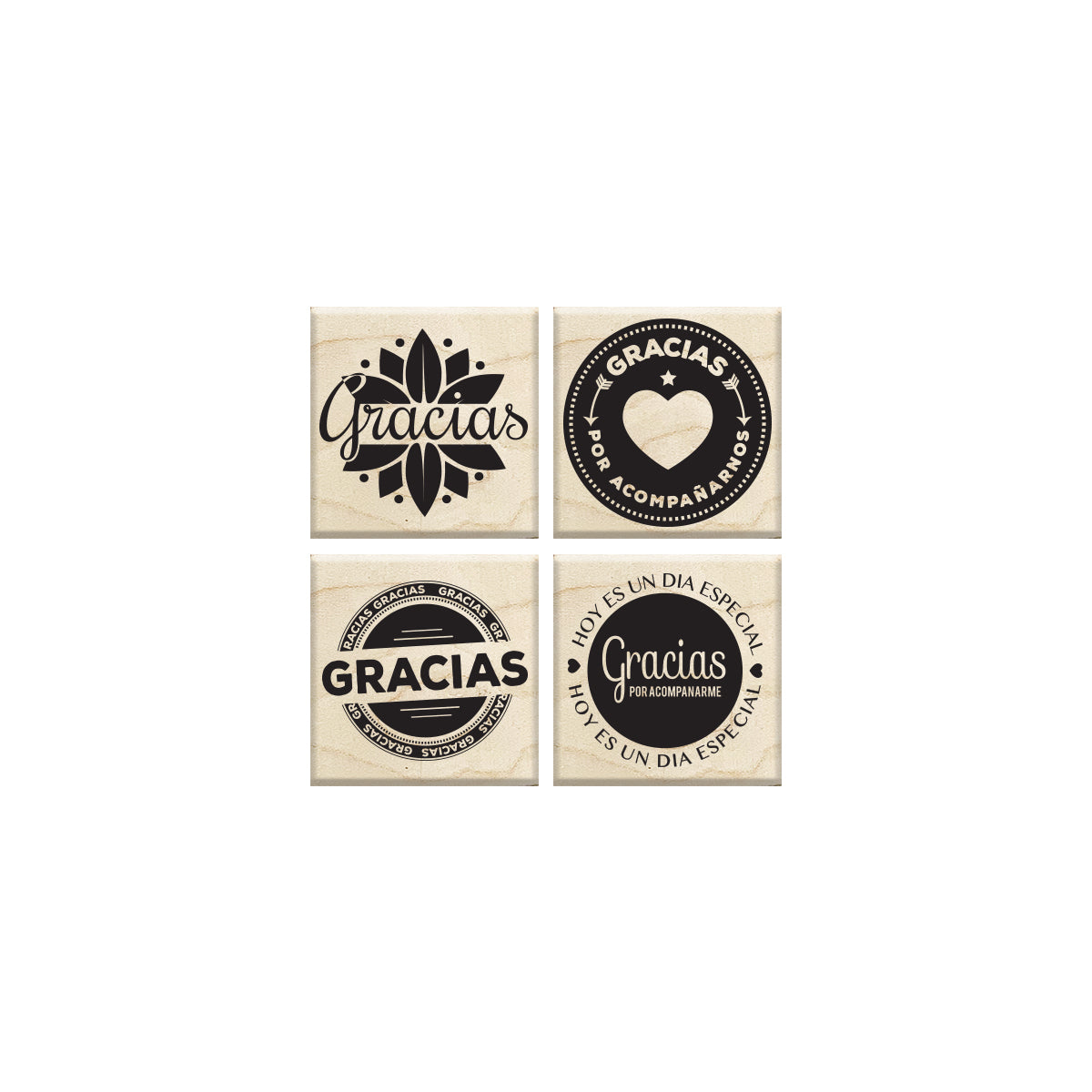 SET DE SELLOS GRACIAS