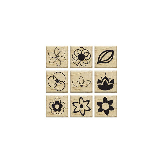 SET DE SELLOS HOJAS LITTLES