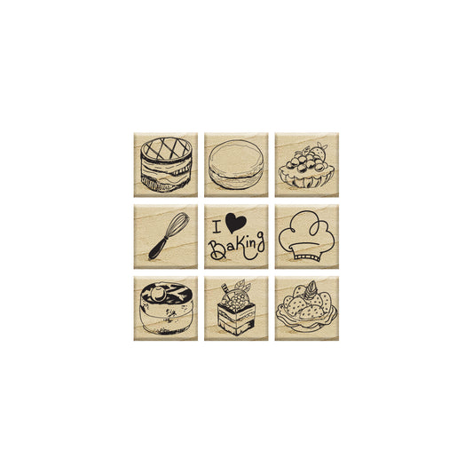 SET DE SELLOS I LOVE BAKING