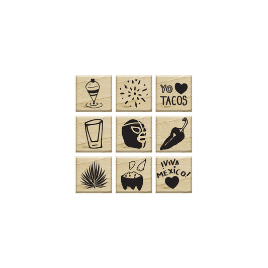 SET DE SELLOS MÉXICO LITTLES