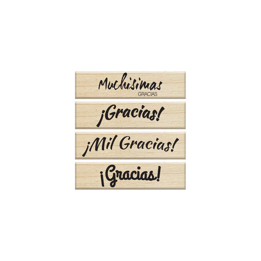 SET DE SELLOS MUCHAS GRACIAS