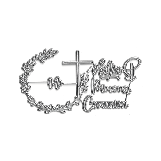 SUAJE CRUZ 1° COMUNION BAUTIZO