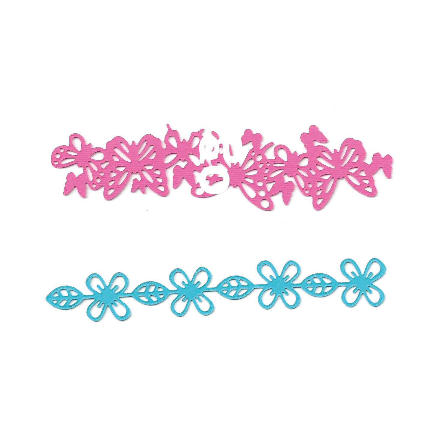 SUAJE BORDE DE MARIPOSA Y FLORES