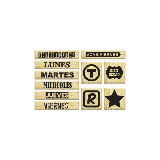 SET DE SELLOS TAREA Y REVISIÓN