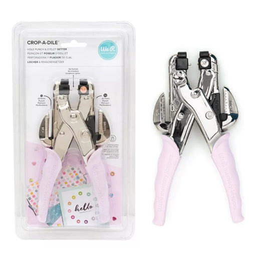 CROP-A-DILE EYELET SETTER LILAC - PERFORADORA Y FIJADORA DE OJAL