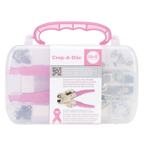 CROP A DILE PINK KIT- FIJADORA DE OJALES