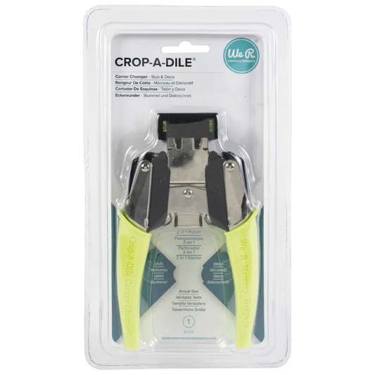 CROP-A-DILE RETRO CORNER CHOMPER TOOL-STUB & DECO