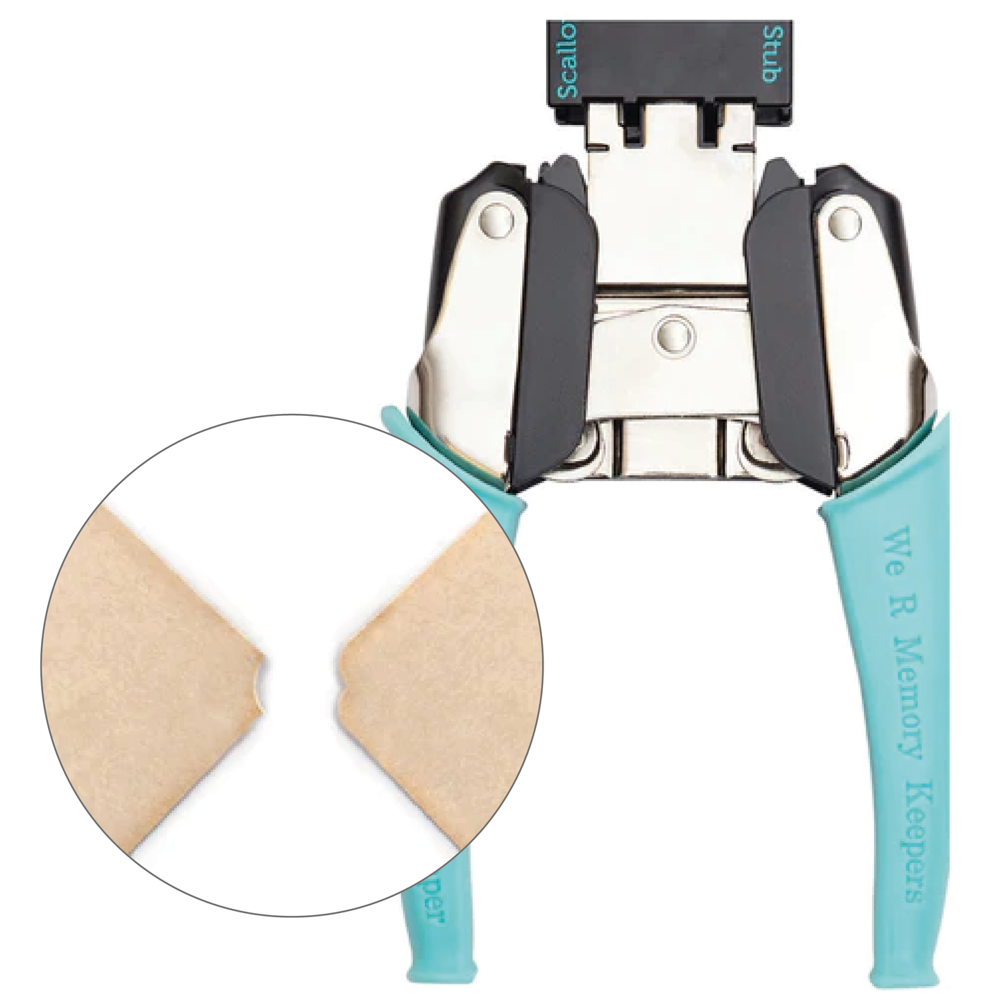 Crop-A-Dile Corner Chomper Tool-Stub & Scallop