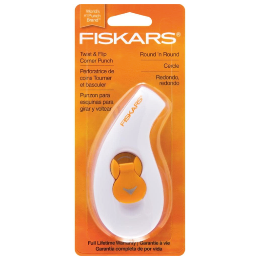 FISKARS TWIST & FLIP CORNER PUNCH - PERFORADORA DE ESQUINAS