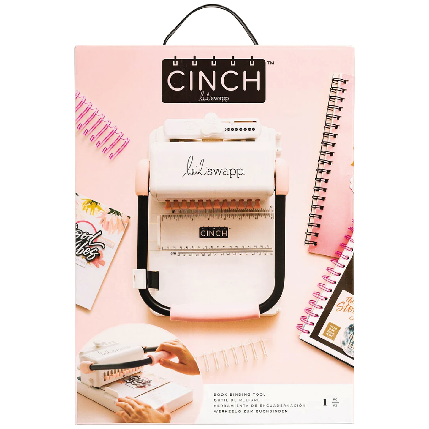 HEIDI SWAPP CINCH BOOK BINDING TOOL W/SQUARE HOLES- ENCUADERNADORA