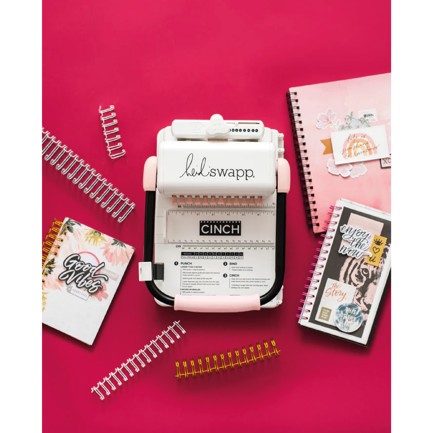 HEIDI SWAPP CINCH BOOK BINDING TOOL W/SQUARE HOLES- ENCUADERNADORA