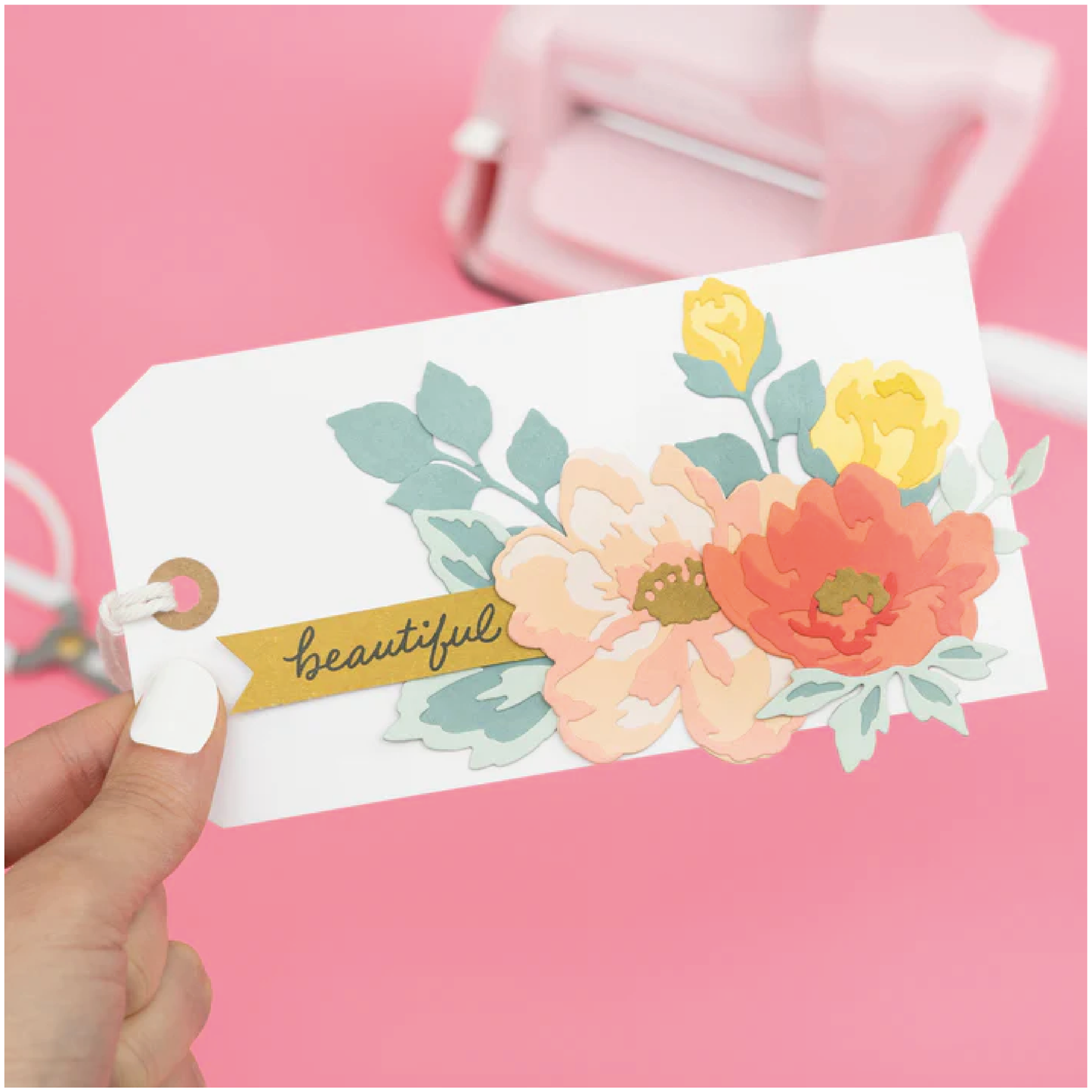 MINI EVOLUTION DIE CUT MACHINE KIT-PINK