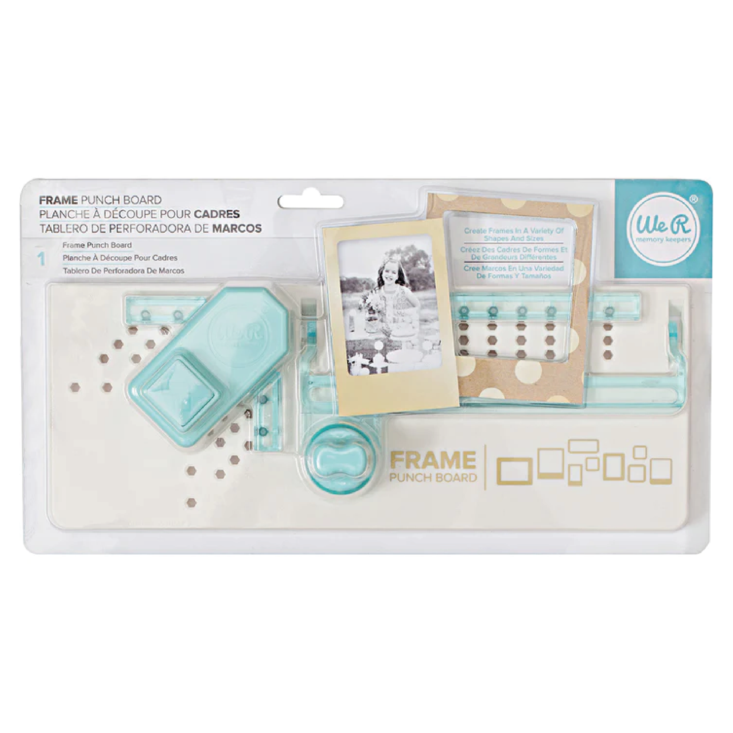 WE R MEMORY KEEPERS FRAME PUNCH BOARD - TABLERO DE PERFORADORA DE MARCOS