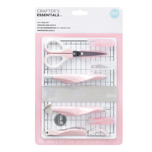 WE R MEMORY KEEPERS MINI TOOL KIT-PINK - KIT DE HERRAMIENTAS TAMAÑO MINI