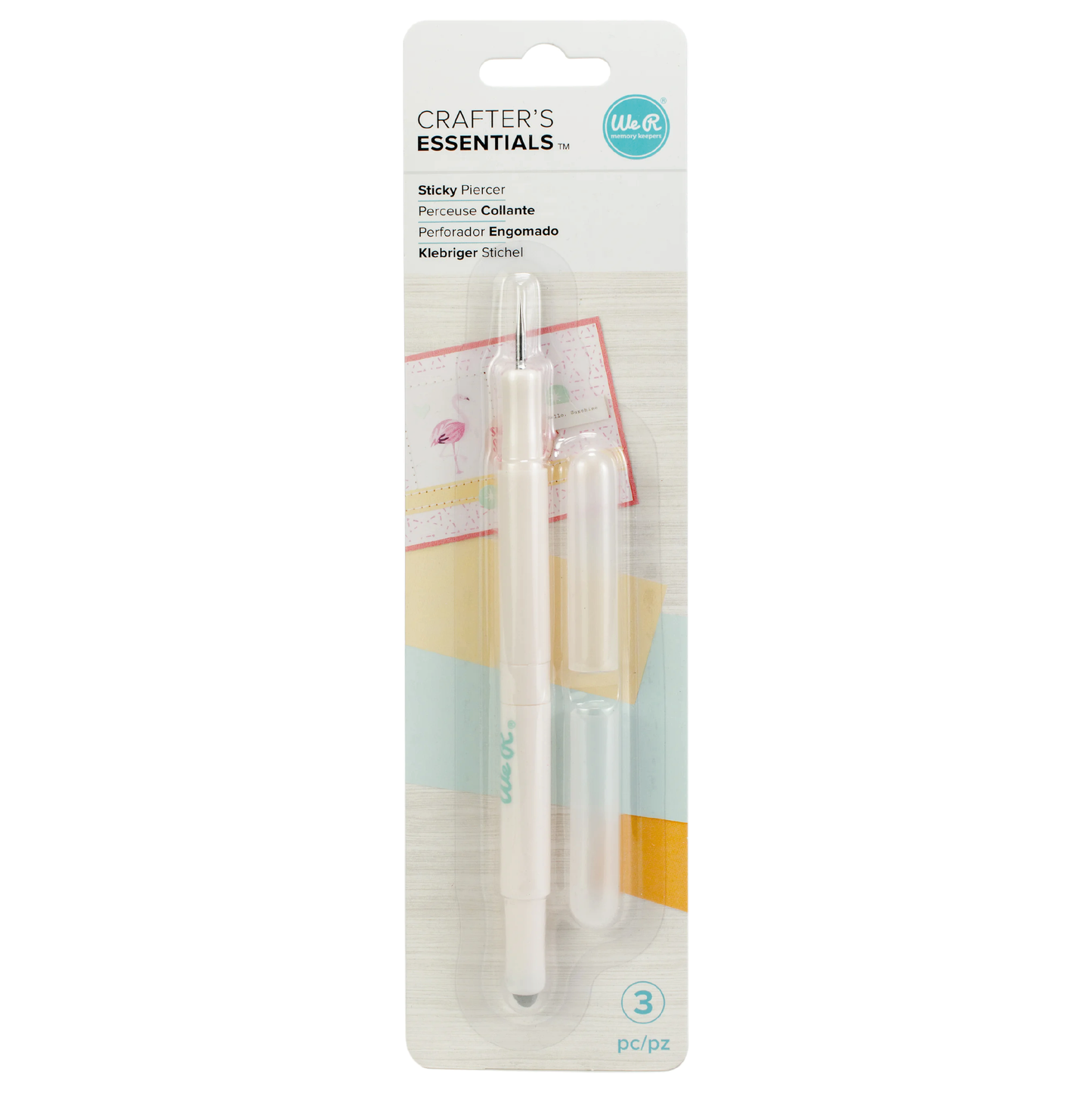 WE R MEMORY KEEPERS STICKY PIERCER - PERFORADOR ENGOMADO