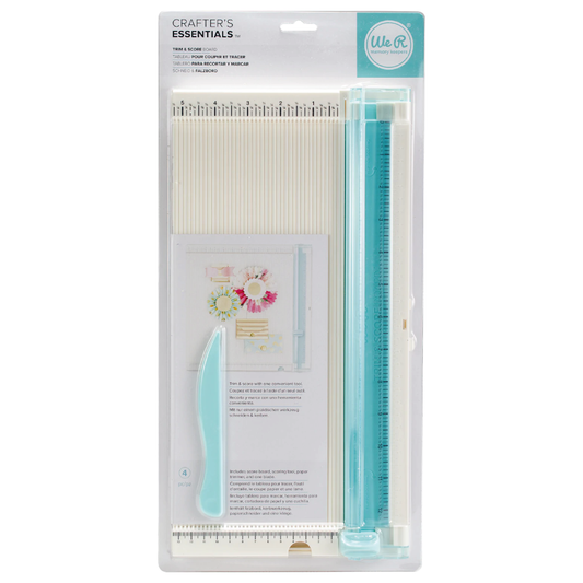 WE R MEMORY KEEPERS TRIM & SCORE BOARD - TABLERO PARA RECORTAR Y MARCAR