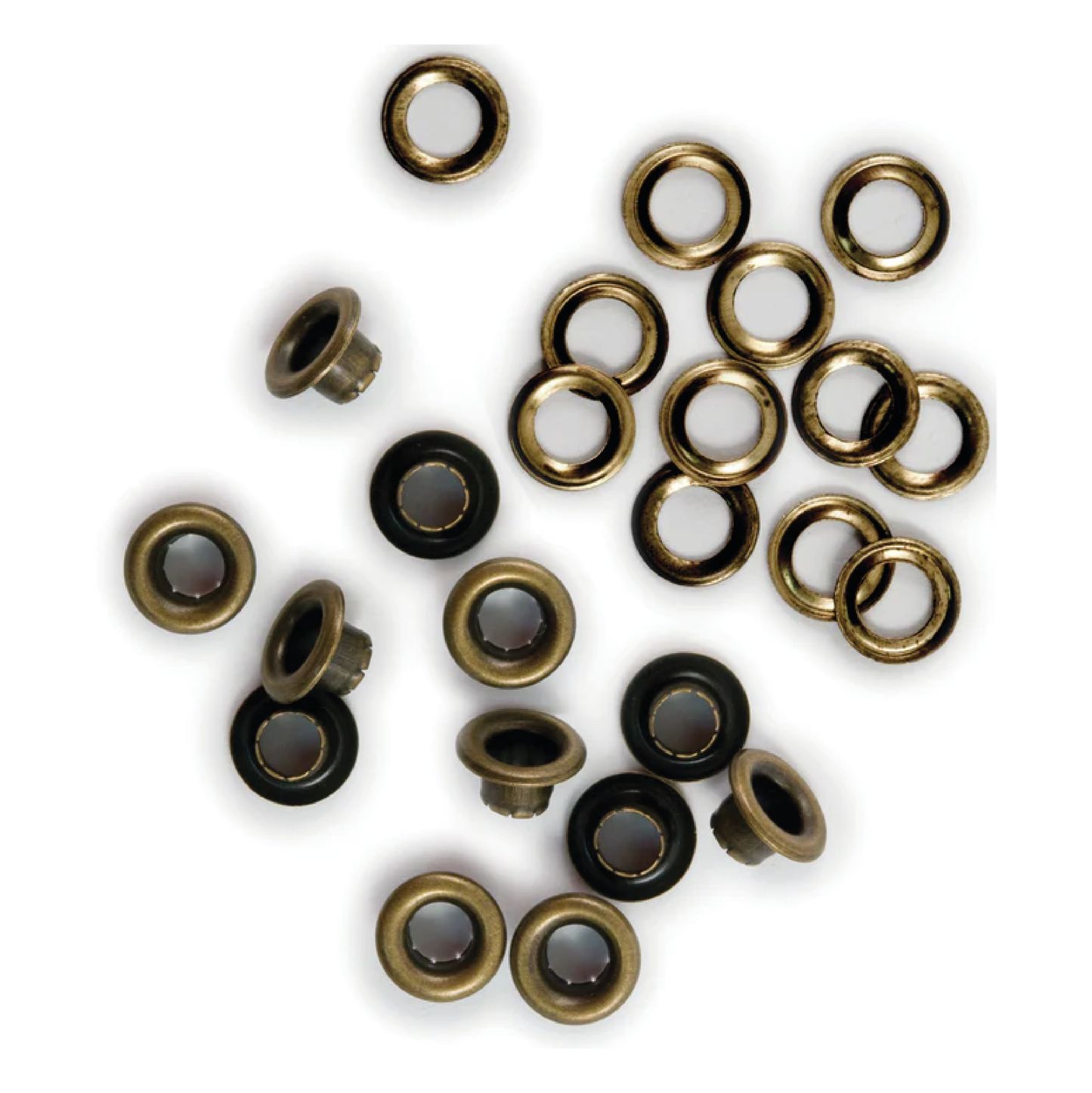 WE R BRASS EYELETS & WASHERS STANDARD - OJALES DE LATÓN
