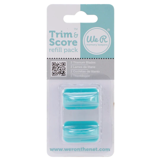 WE R TRIM & SCORE REFILL BLADES 2/PKG-FOR 71337 - CUCHILLAS DE REPUESTO