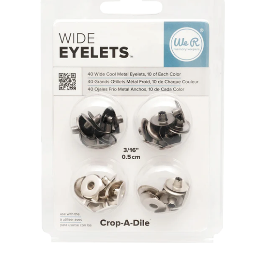 WE R WIDE COOL METAL EYELETS - OJALES ANCHOS METÁLICOS