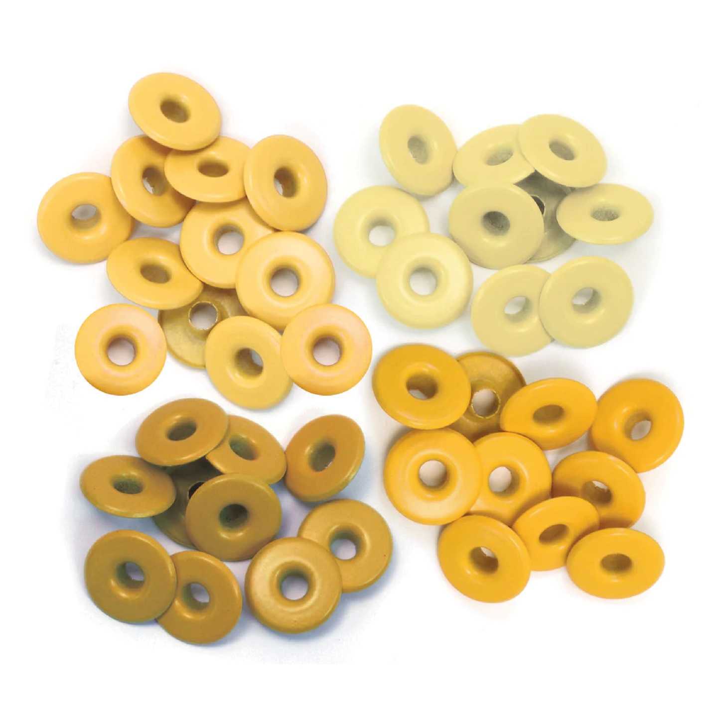 WE R WIDE YELLOW EYELETS - OJALES ANCHOS AMARILLOS