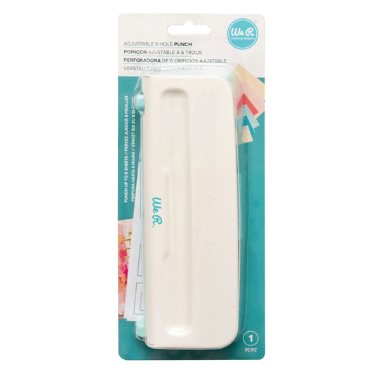 PERFORADORA WE R DE 6 ORIFICIOS AJUSTABLE