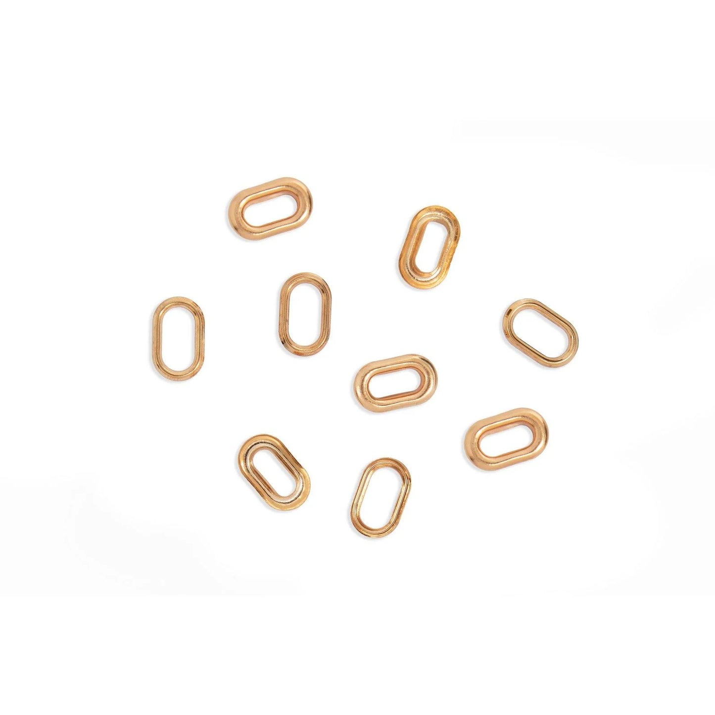 WE R OVAL EYELETS GOLD 50 PZ - OJALES OVALADOS ORO