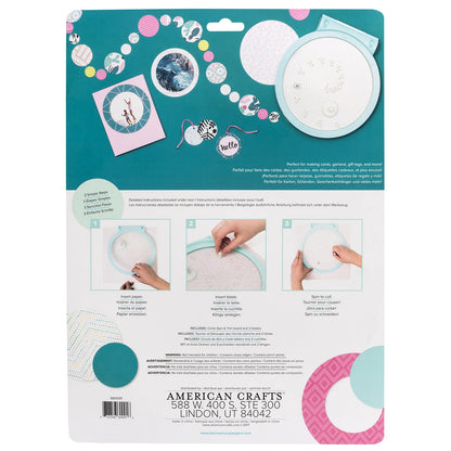 WE R MAKERS CIRCLE SPIN & TRIM TOOL - CIRCULO DE GIRO Y CORTE