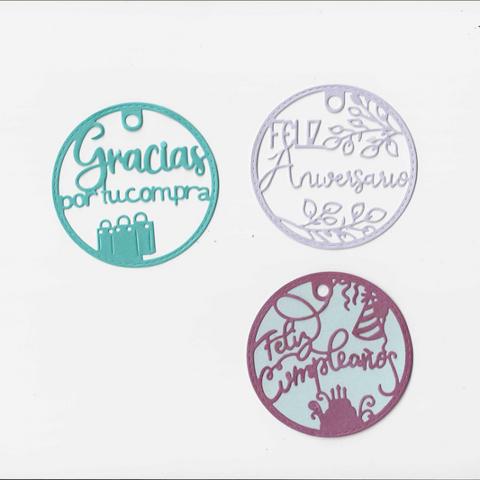 SUAJE CIRCULAR TAG CELEBRACIÓN