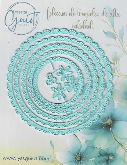 SUAJE CIRCULAR ENCAJE FLOR