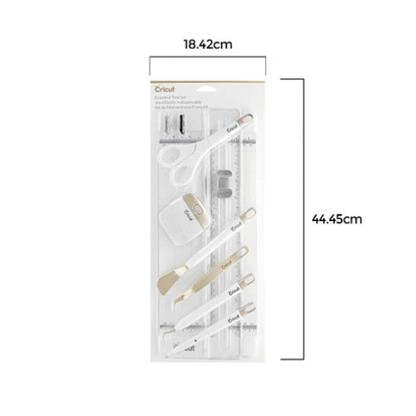 KIT DE HERRAMIENTAS ESENCIALES CRICUT GOLD Y GUILLOTINA CRICUT - ESSENTIAL TOOL SET