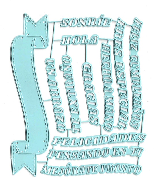 SUAJE DE BANDERIN Y TEXTOS