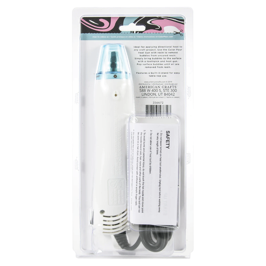 PISTOLA DE CALOR AMERICAN CRAFTS - COLOR POUR RESING HEAT GUN