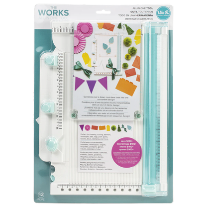 WE R MEMORY KEEPERS THE WORKS ALL-IN-ONE TOOL-LILAC - HERRAMIENTA TODO EN UNO