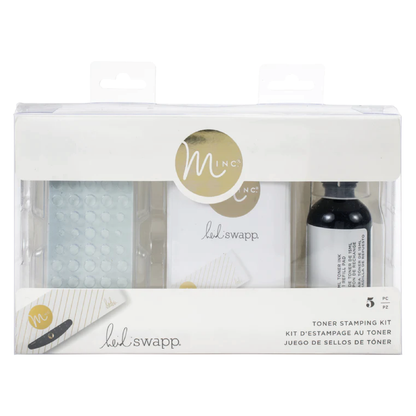 HEIDI SWAPP MINC TONER STAMPING KIT 5/PKG - JUEGO DE SELLOS DE TONER