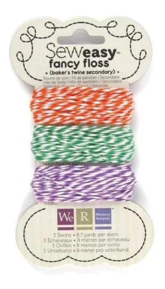 HILO DE SEDA TWINE 3 COLORES BAKERS