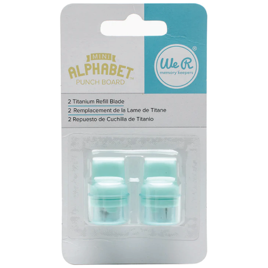 MINI ALPHABET PUNCH BOARD BLADE REFILL 2/PKG-FOR 6605416, 663004 & 660248