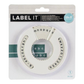 WE R LABEL IT FONT WHEEL LARGE SAN SERIF - RUEDA DE TIPOGRAFÍA SANS SHERIF