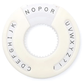 WE R LABEL IT FONT WHEEL LARGE SAN SERIF - RUEDA DE TIPOGRAFÍA SANS SHERIF