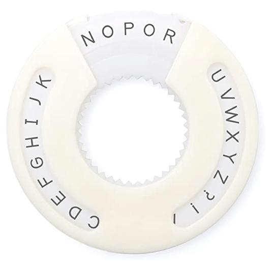 WE R LABEL IT FONT WHEEL LARGE SAN SERIF - RUEDA DE TIPOGRAFÍA SANS SHERIF