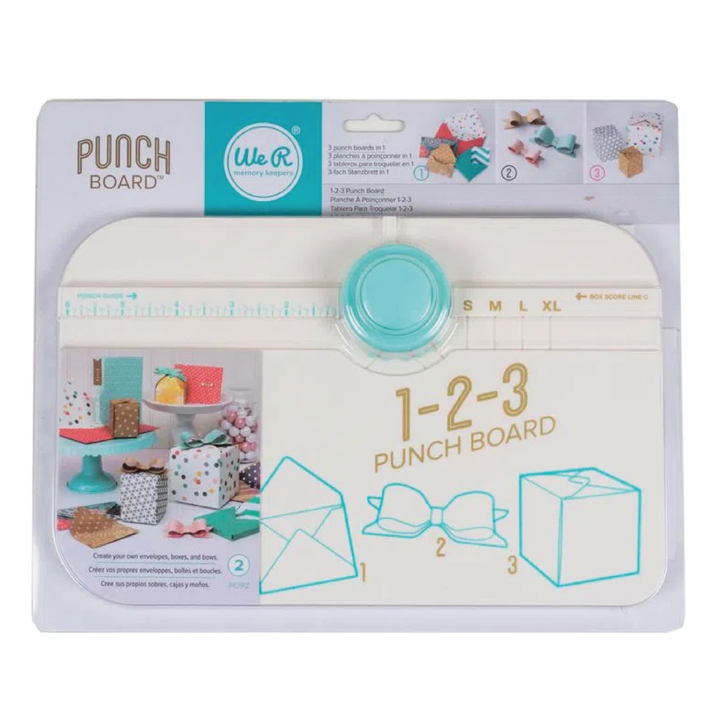 WE R MEMORY KEEPERS 123 PUNCH BOARD - TABLERO PARA TROQUELAR 1-2-3