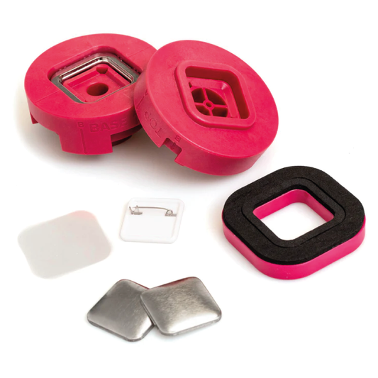 WE R MEMORY KEEPERS BUTTON PRESS INSERT-SQUARE (31MM)