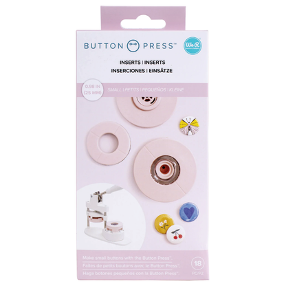 WE R MEMORY KEEPERS BUTTON PRESS INSERTS-SMALL (25MM)