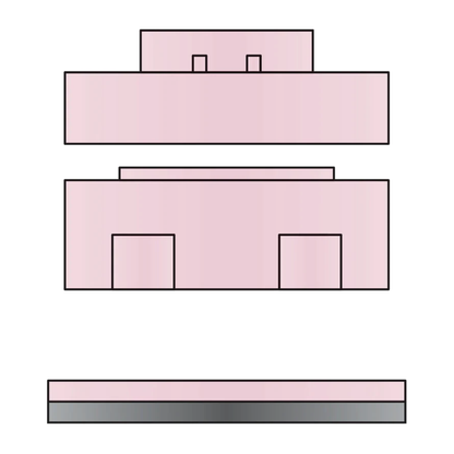 WE R MEMORY KEEPERS BUTTON PRESS INSERTS-SMALL (25MM)