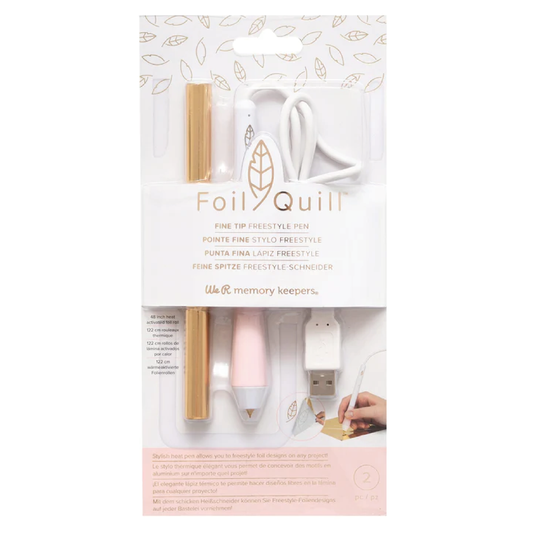 WE R MEMORY KEEPERS FOIL QUILL FREESTYLE PEN-FINE TIP - PUNTA FINA LÁPIZ FREESTYLE