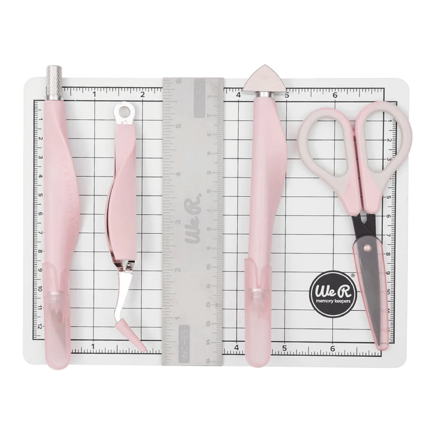 WE R MEMORY KEEPERS MINI TOOL KIT-PINK - KIT DE HERRAMIENTAS TAMAÑO MINI